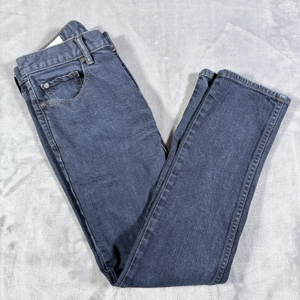 Banana Republic Mens Slim Fit Jeans 29x30 Dark Wash Blue Stretch Denim Pants